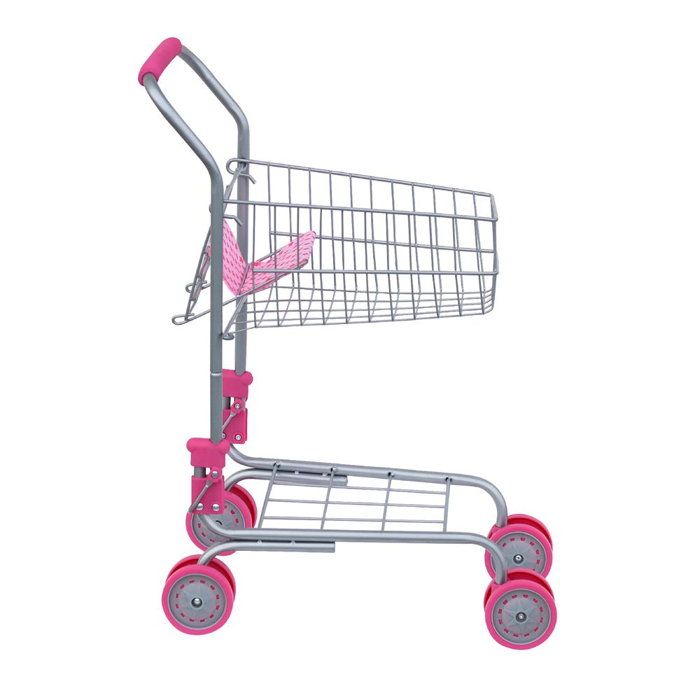 MOON TOY SHOPPING TROLLEY - PRETEND TO PLAY - PINK - Premium for Kids in Qatar | Toysaro.com